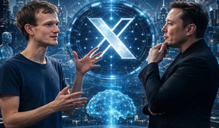 Vitalik Buterin Urges Elon Musk To Turn X Into An AI Governance Platform