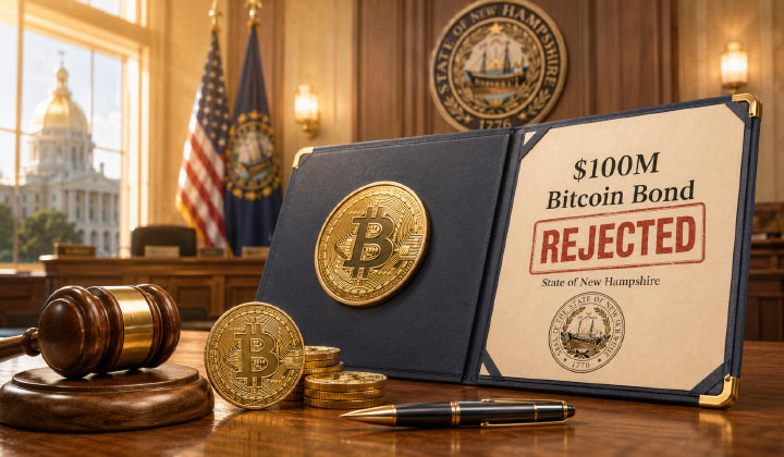 New Hampshire Rejects Landmark $100M Bitcoin-backed Bond Proposal