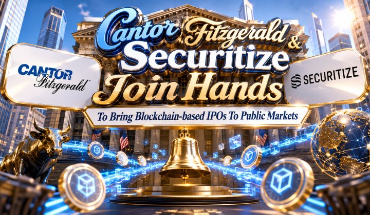 Cantor Fitzgerald & Securitize Join Hands To Bring Blockchain-based IPOs To Public Markets