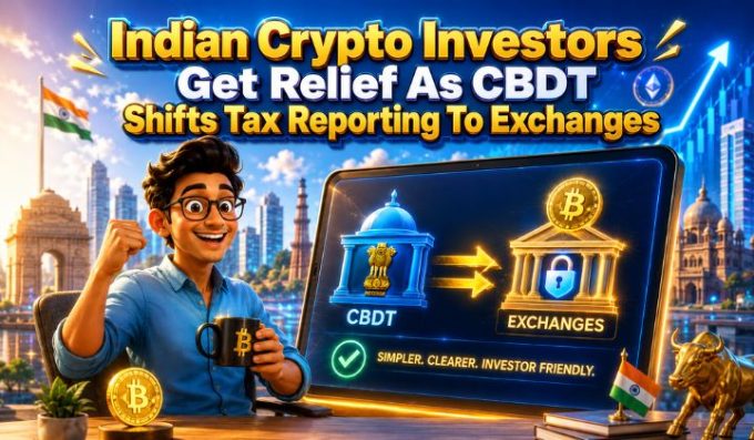Indian Crypto Investors Get Relief As CBDT Shifts Tax Reporting To Exchanges