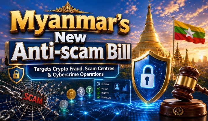 Myanmar’s New Anti-scam Bill Targets Crypto Fraud, Scam Centres & Cybercrime Operations