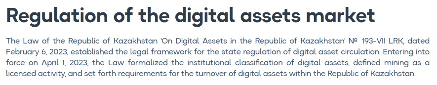 Kazakhstan Grants First Crypto Exchange License Under New Digital Asset Rules