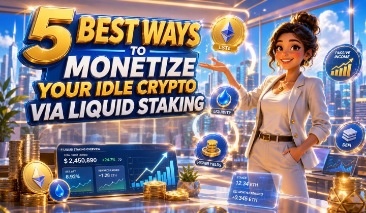 5 Best Ways To Monetize Your Idle Crypto Via Liquid Staking