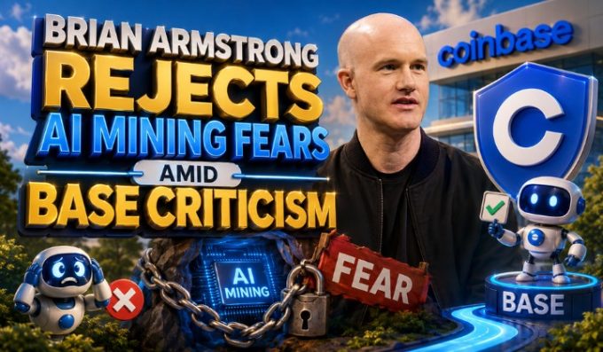 Coinbase CEO Rejects AI Mining Fears While Addressing Base Community Criticism