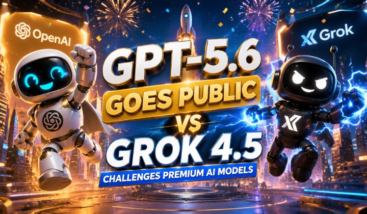 OpenAI's GPT-5.6 Goes Public As Grok 4.5 Challenges Premium AI Models