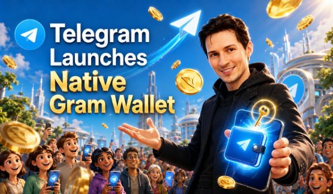 Pavel Durov Unveils Telegram’s Native Gram Wallet, Bringing Self-custody Crypto To 1 Billion Users