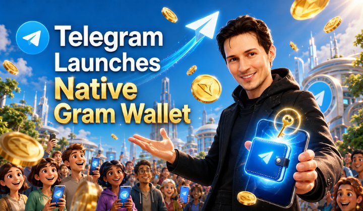 Pavel Durov Unveils Telegram’s Native Gram Wallet, Bringing Self-custody Crypto To 1 Billion Users