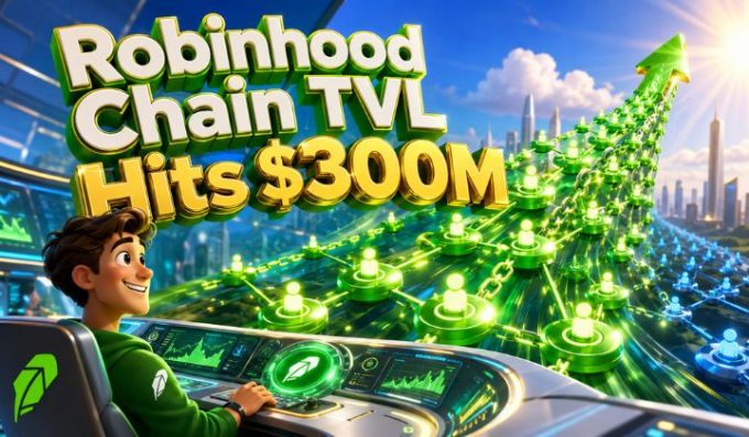 Robinhood Chain Crosses $300M TVL As Daily Active Users Surpass Base