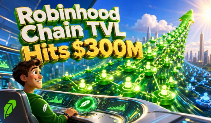 Robinhood Chain Crosses $300M TVL As Daily Active Users Surpass Base