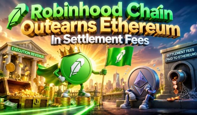 Robinhood Chain Earns $816K While Ethereum Collects Just $1.5K In Settlement Fees