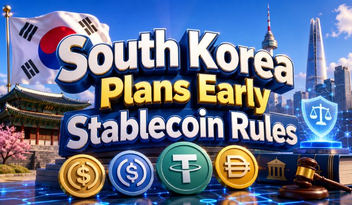 South Korea Plans Early Stablecoin Rules As Crypto Law Faces Delays