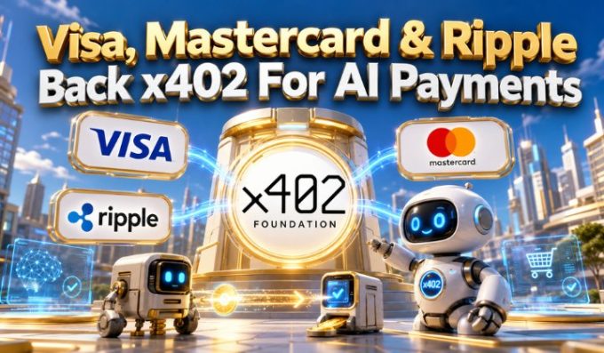 Visa, Mastercard & Ripple Back x402 As AI Agent Payments Average Just 32 Cents