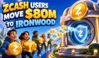 Zcash Users Shift $80 Million In ZEC To Ironwood As New Privacy Upgrade Goes Live