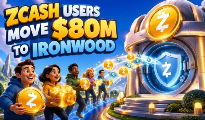 Zcash Users Shift $80 Million In ZEC To Ironwood As New Privacy Upgrade Goes Live