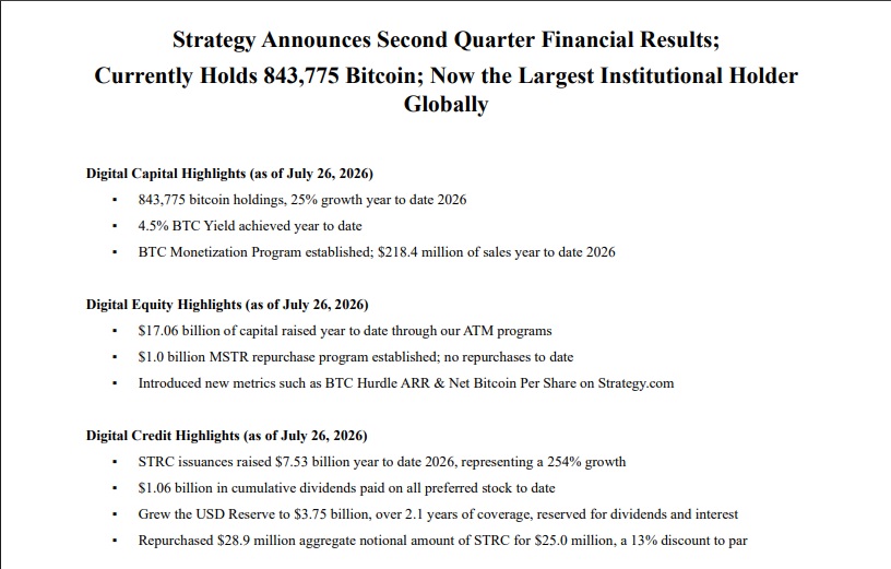 Coinbase, Strategy Miss Q2 Earnings Despite Strong Business Milestones