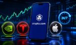 Crypto.com Launches Tokenized Stocks With 24/7 Access To NVDA, TSLA & AAPL