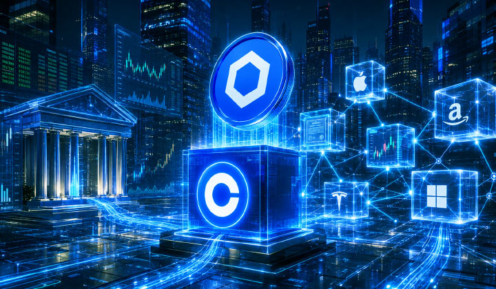 Coinbase Tokenized Stocks Go Live On Base With Chainlink Price Feeds