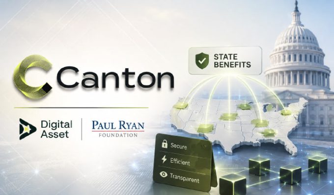 Digital Asset & Paul Ryan Foundation Target US State Benefits With Canton Pilot