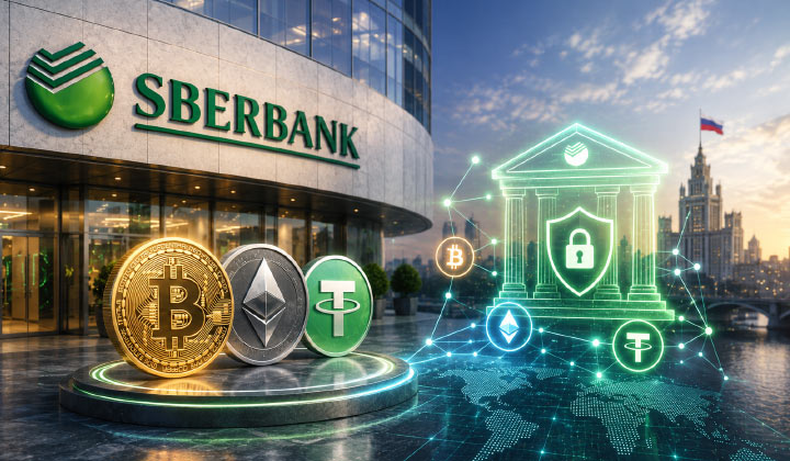Russia’s Sberbank Plans Crypto-backed Lending With BTC, ETH, USDT