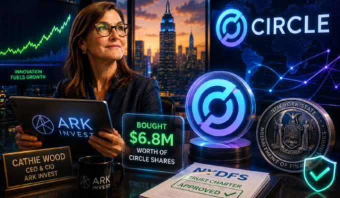 Cathie Wood Buys $6.8M Worth Of Circle Shares After NYDFS Trust Charter Approval