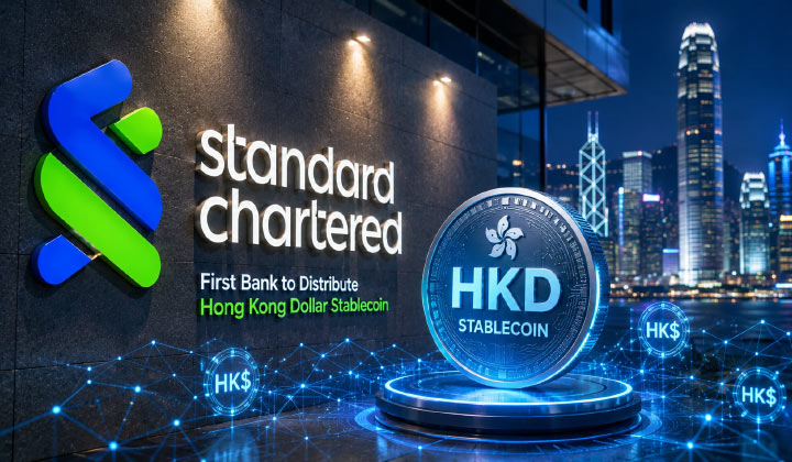 Standard Chartered Becomes First Bank To Distribute Hong Kong Dollar Stablecoin