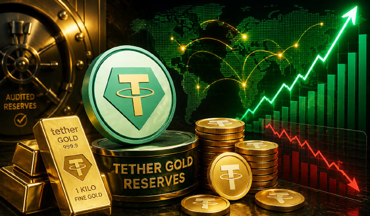 Tether Gold Reserves Rise Despite Gold's Worst Quarter In 13 Years