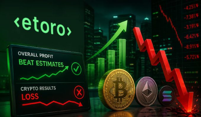 eToro Reports Crypto Loss Despite Beating Overall Profit Estimates