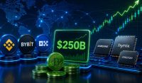 Crypto Exchanges Clear $250B In Stock Perps As Memory Chips Lead Trading