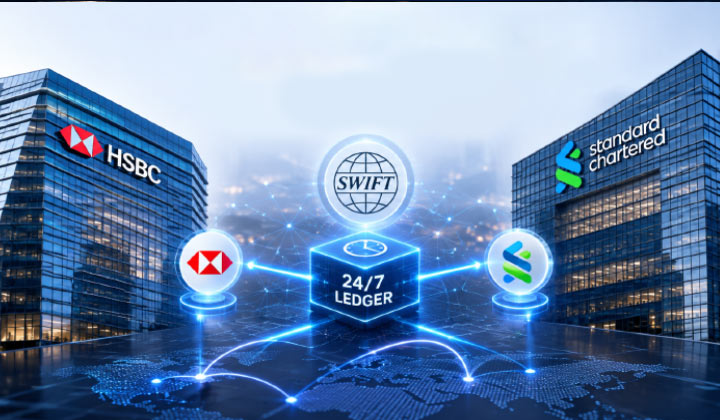 HSBC, Standard Chartered Execute First Live Banking Transaction On Swift’s 24/7 Ledger