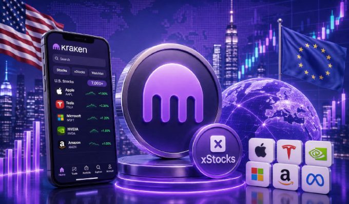 Kraken Adds 7,000+ U.S. Stocks Alongside Tokenized xStocks In Europe