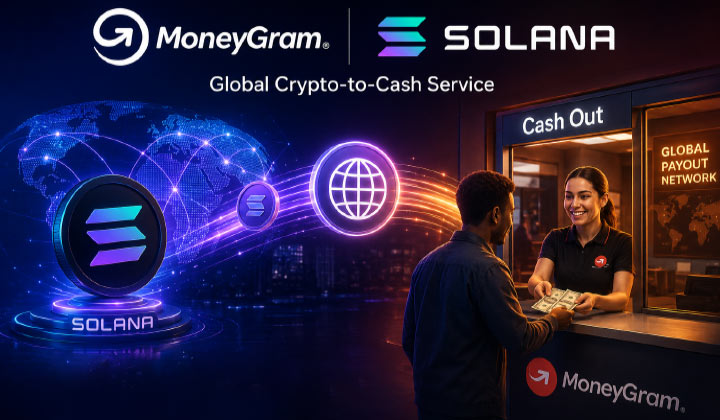 MoneyGram Expands On Solana With Global Crypto-to-cash Service