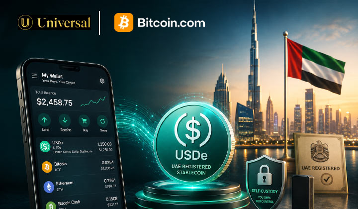 Bitcoin.com Integrates UAE-registered US Dollar Stablecoin Into Self-custodial Wallet