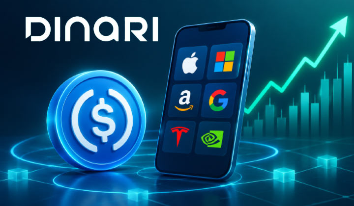 Dinari Brings More Than 700 Tokenized US Stocks Onchain With USDC