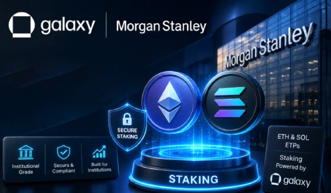 Galaxy To Provide Staking For Morgan Stanley’s ETH & SOL ETPs