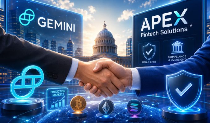 Gemini Partners With Apex Fintech To Expand Regulated Crypto Prediction Markets