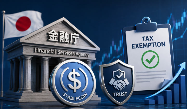 Japan FSA Seeks Tax Filing Exemption For Trust-based Stablecoins