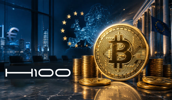 H100 Becomes Europe’s Second-largest Bitcoin Treasury After 2,455 BTC Deal