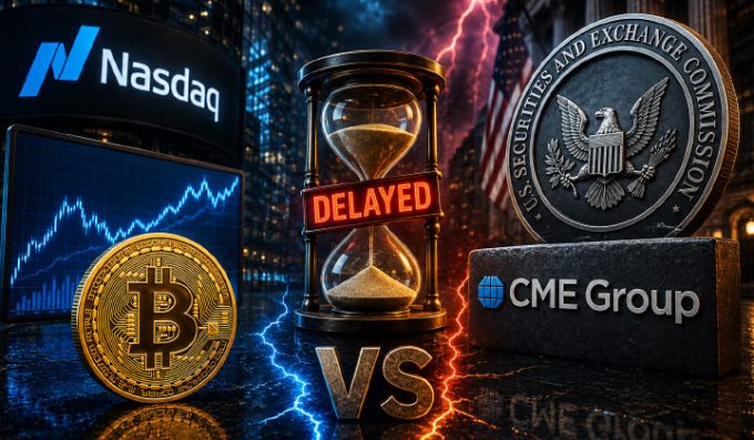 SEC Delays Nasdaq Bitcoin Index Options As CME Challenges Approval