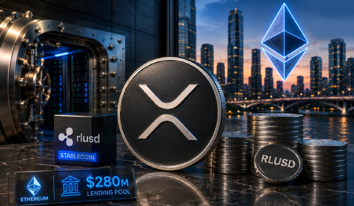 XRP Holders Can Now Borrow RLUSD On Ethereum Through $280M Lending Pool