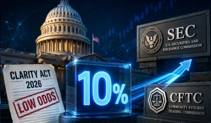 Galaxy Cuts CLARITY Act 2026 Odds To 10% As SEC & CFTC Move Ahead