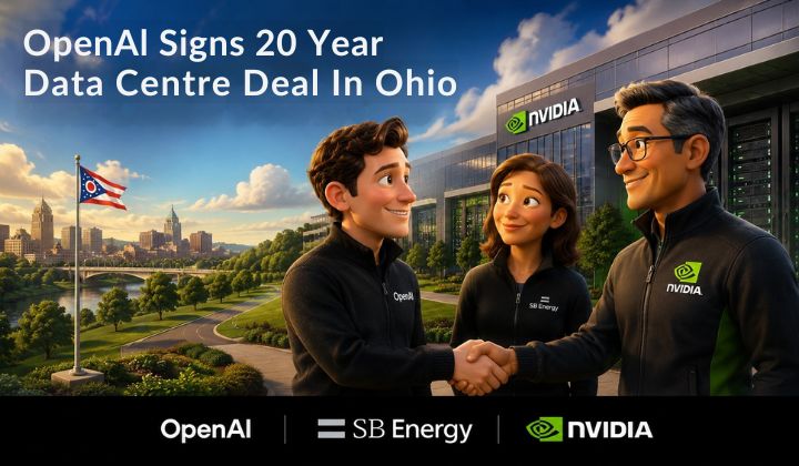 OpenAI Signs 20 Year Ohio Data Centre Lease With NVIDIA Support