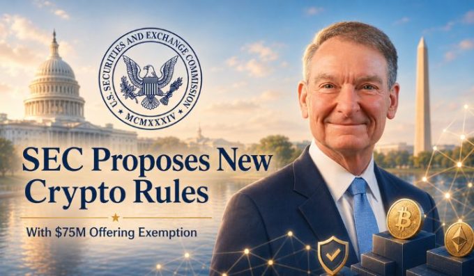 SEC Proposes New Crypto Rules With $75M Offering Exemption