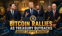 Bitcoin Rallies 11% To $71,600 As Treasury Buybacks Boost Crypto Market