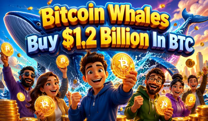 Bitcoin Whales Buy $1.2 Billion In BTC As ETFs Pull In $750 Million This Week