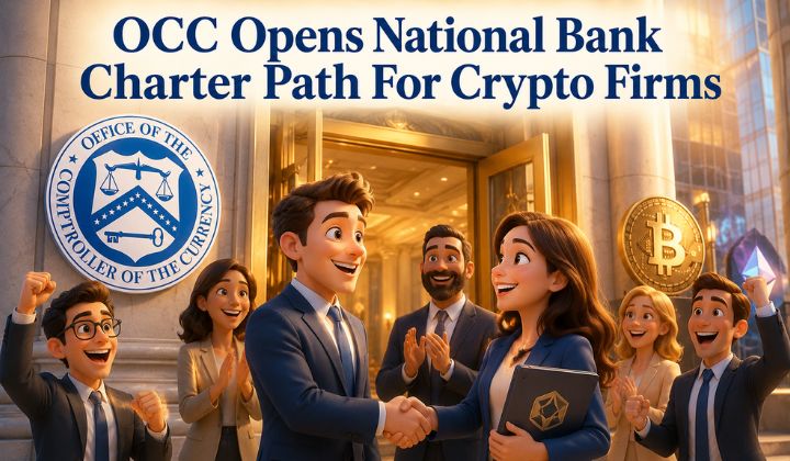 OCC Opens National Bank Charter Path For Crypto Firms
