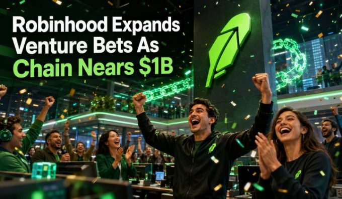 Robinhood Expands Venture Bets As Chain Nears $1B In TVL