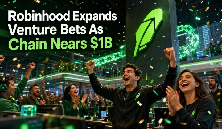 Robinhood Expands Venture Bets As Chain Nears $1B In TVL