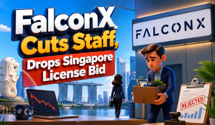 FalconX Trims Staff, Withdraws Singapore License Application Amid Crypto Slowdown