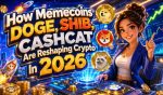 How Memecoins DOGE, SHIB, CASHCAT Are Reshaping Crypto In 2026