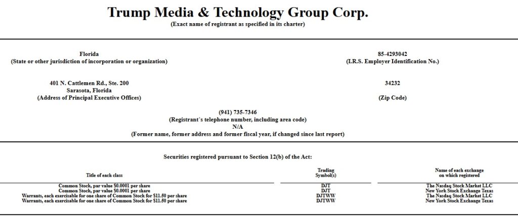 Trump Media’s Bitcoin Holdings Shrink As Crypto Losses Hit $361M